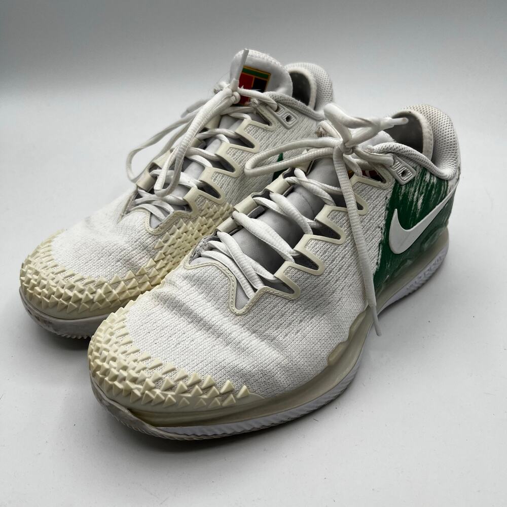 Nike Air Zoom Vapor X Knit White Clover Sneakers Size 8.5